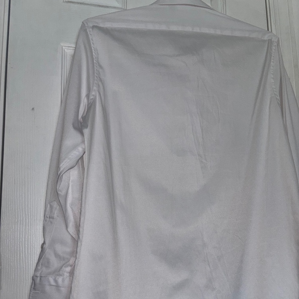 Amazon Essentials White Button-Down Dress Shirt S… - image 2